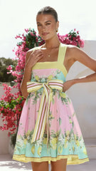 Velma Mini Dress - Rosé Lemonade